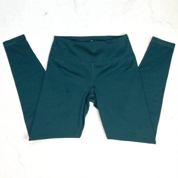90 Degree by Reflex High-Waisted Leggings | Size M | Teal Green | Stretch Yoga - Picture 2 of 4